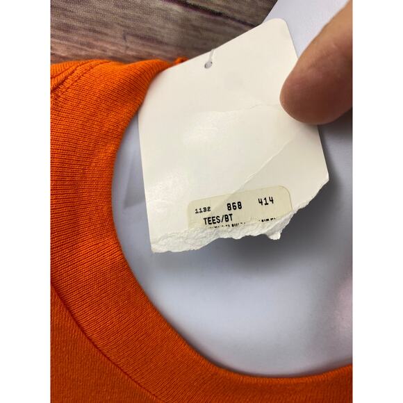 NWT Fugitive (You Never Saw Me) Funny Jail Break T-shirt Size 3XL Orange Cotton - Picture 6 of 8